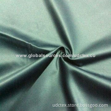 Polyester cotton stretch satin fabric for dress, soft flannel effect, in various specifications